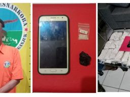 Polres Nganjuk Berhasil Amankan Tersangka Kurir Narkoba, Ribuan Pil Koplo dan Sabu Disita