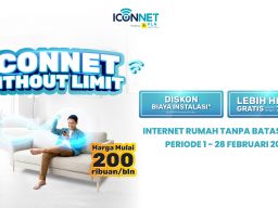 Tanpa Drama Kuota Habis, ICONNET Hadirkan Internet Rumah Without Limit