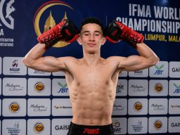Jawa Timur Bangga, Elijah Hinzman Raih Perak Dunia Muaythai IFMA 2026