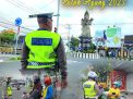Berapa banyak pelanggaran lalu lintas saat Ops Patuh Agung 2023 di Polres Karangasem dalam minggu pertama