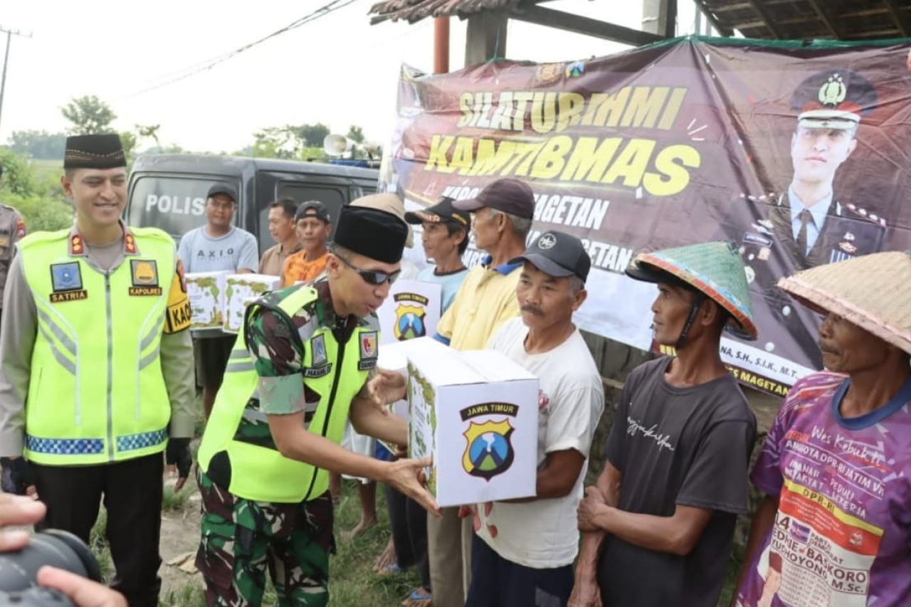 Sinergitas TNI Polri di Magetan Masifkan Patroli pada Operasi Ketupat Semeru 2024