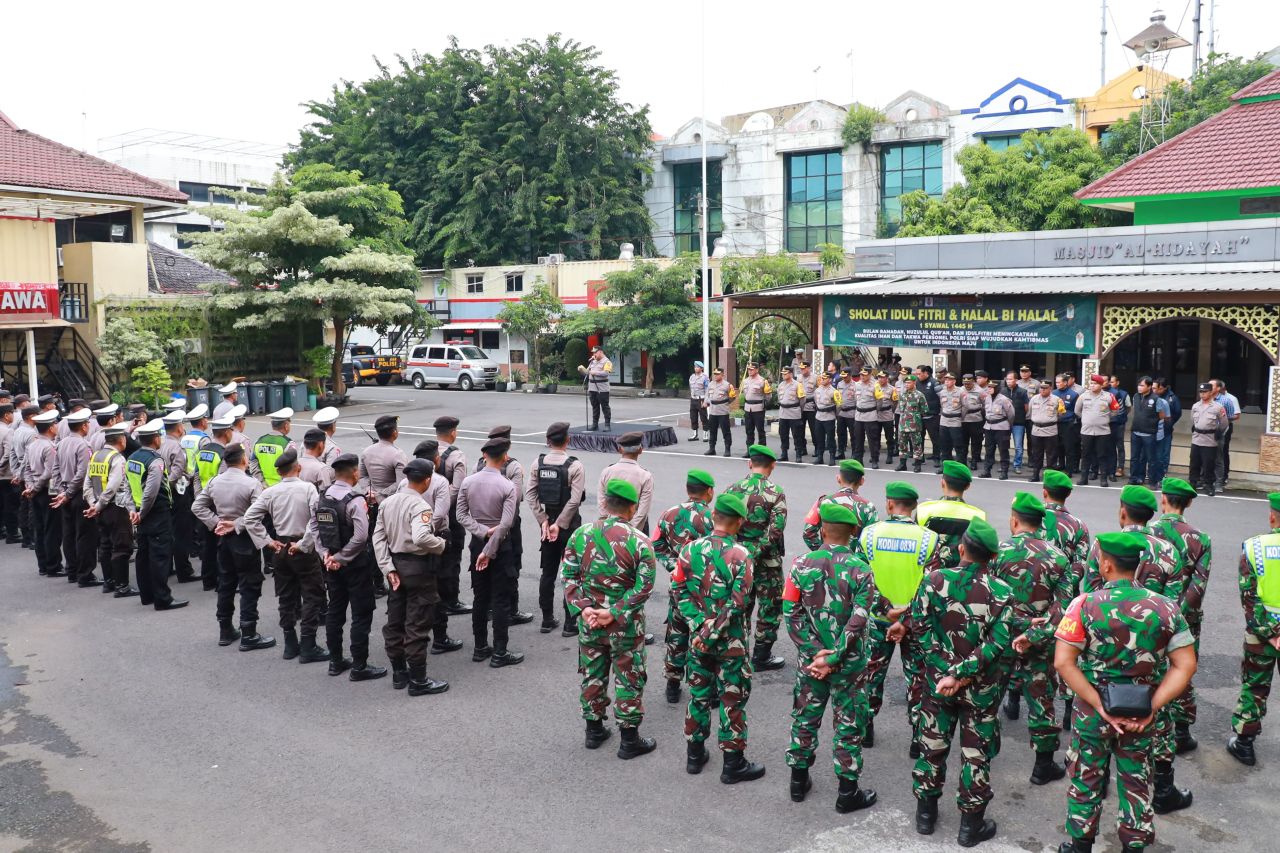 Pastikan Personil Polres Tanjung Perak Siap Mengamankan Malam Takbir Idul Fitri 1445 H