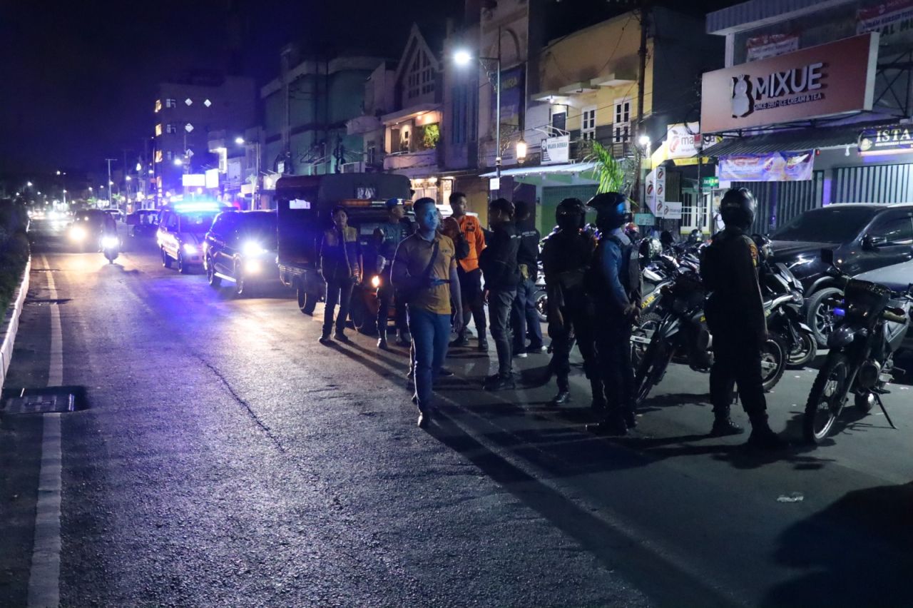 Harkamtibmas Polres Pelabuhan Tanjung Perak Gelar Patroli Skala Besar
