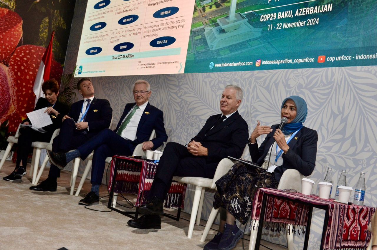 Momentum Hari Pahlawan , PLN Paparkan Inisiatif dan Strategi Pembiayaan Hijau di COP29 Azerbaijan