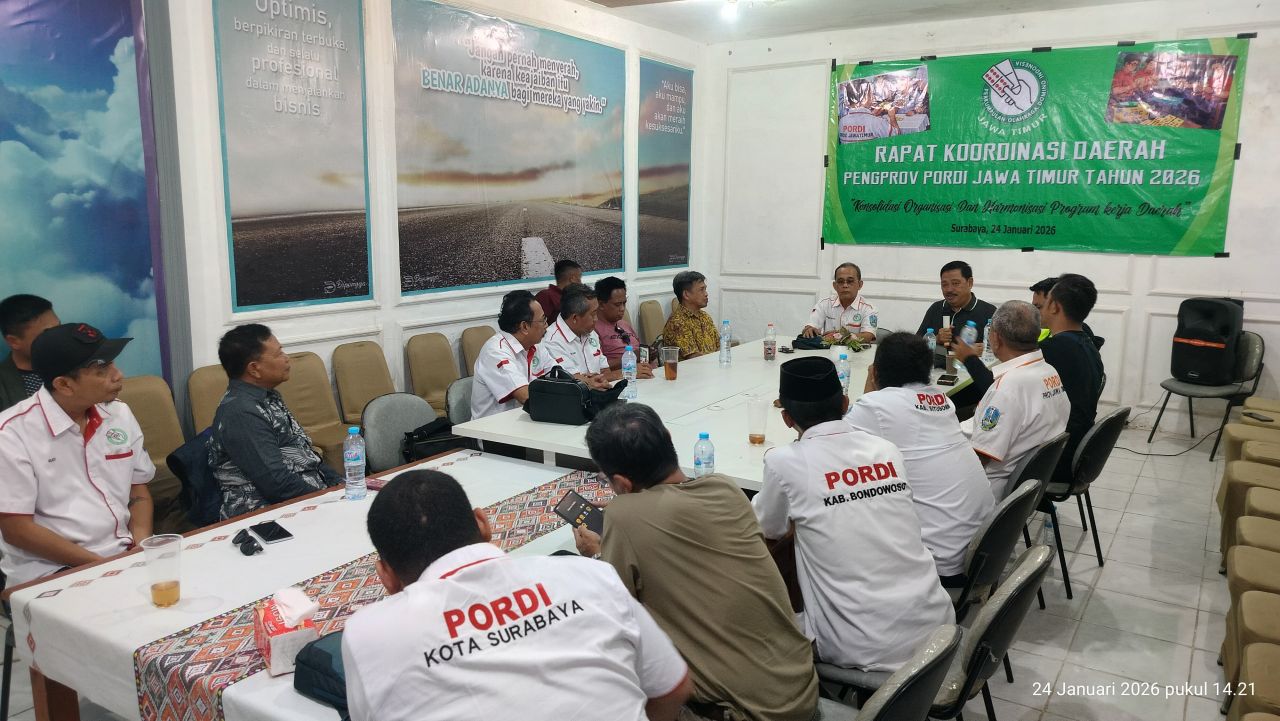 PB Pordi Tegaskan Peran Strategis Jawa Timur dalam Sejarah Organisasi Domino