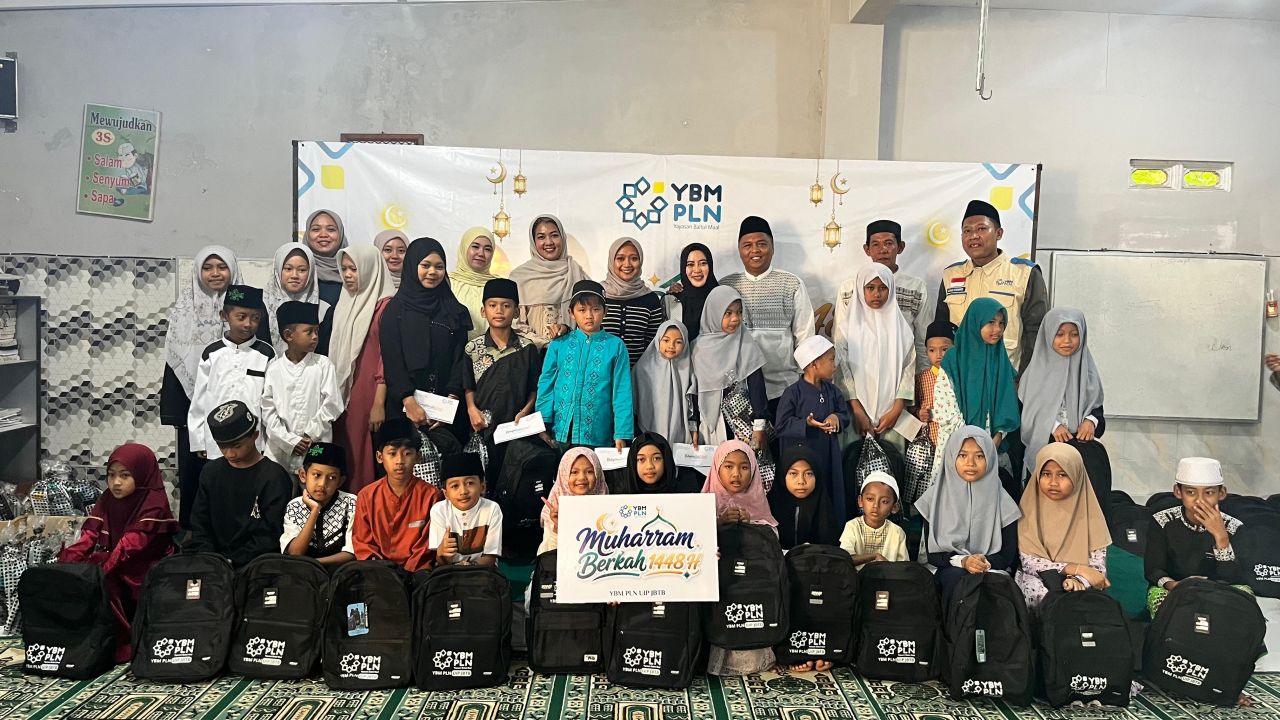 Pesantren Muharram YBM PLN UIP JBTB Hadirkan Ruang Belajar dan Kepedulian bagi Santri Yatim