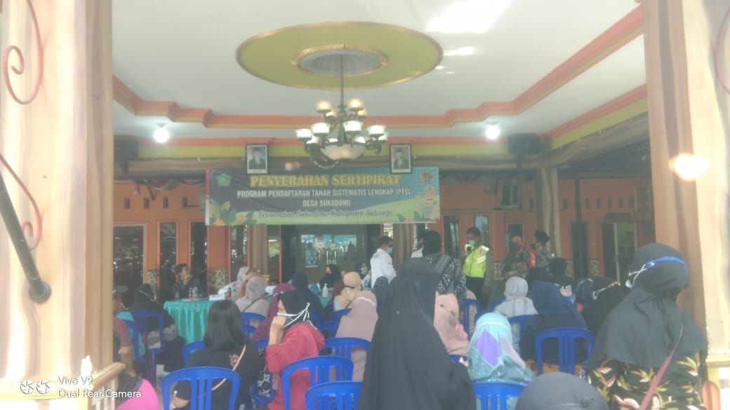 Pembagian Sertifikat (PTSL) 2022, Desa Sukodono Resmi Dilaksanakan
