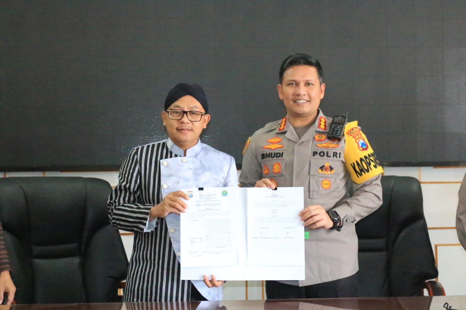 Optimalkan Pelayanan Publik di Jogo Malang Presisi, Polresta Malang Bersama Pemkot Tanda Tangani MoU