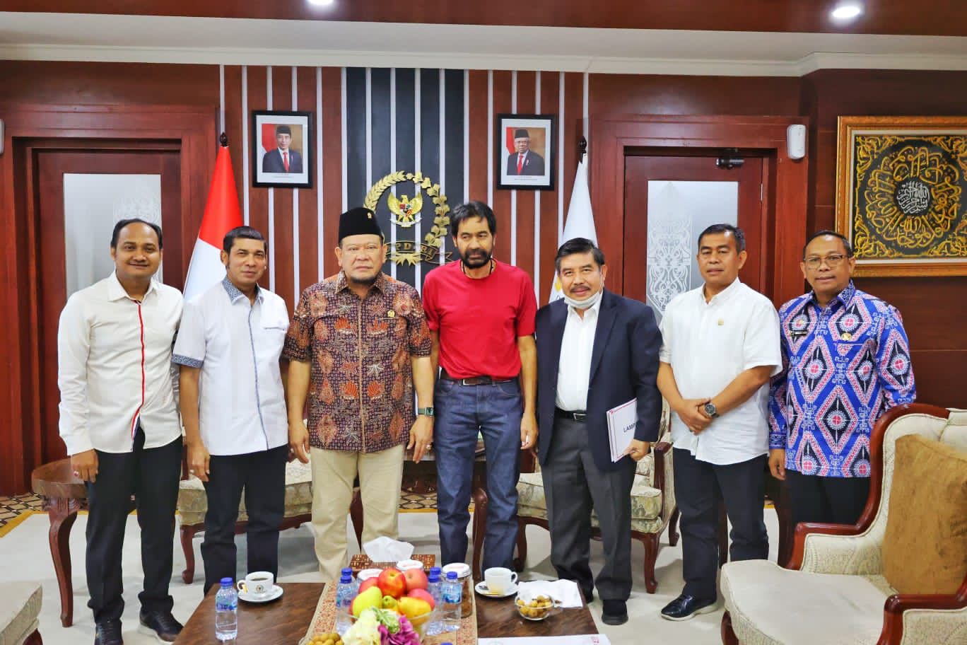 Temui Ketua DPD RI, Muzakir Manaf Sampaikan Empat Aspirasi