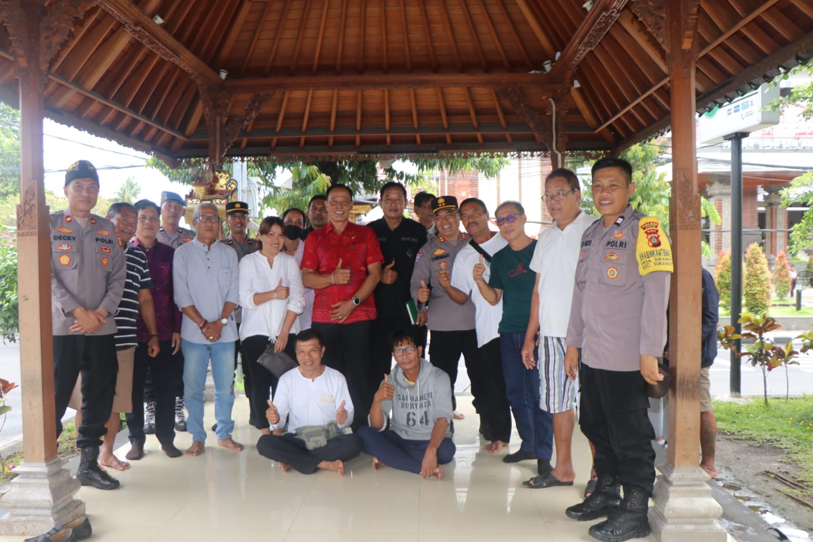 Jumat Curhat, Polda Bali Sasar Pasar Seni Sukawati